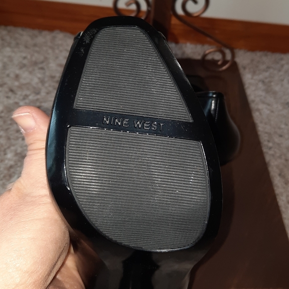 NWOT NINE WEST sz 8.5 black heels - Picture 7 of 14